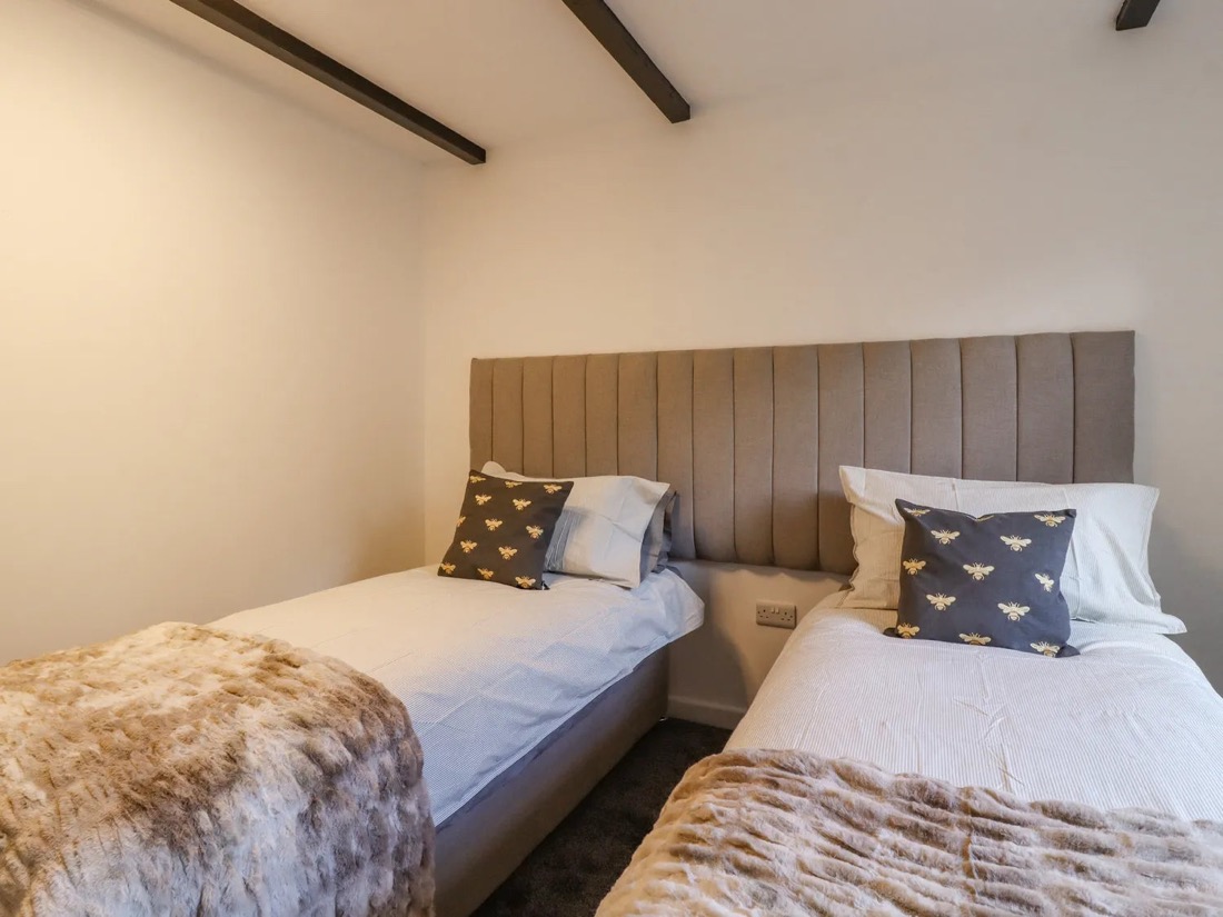 Bedroom in The Eller Beck holiday apartment